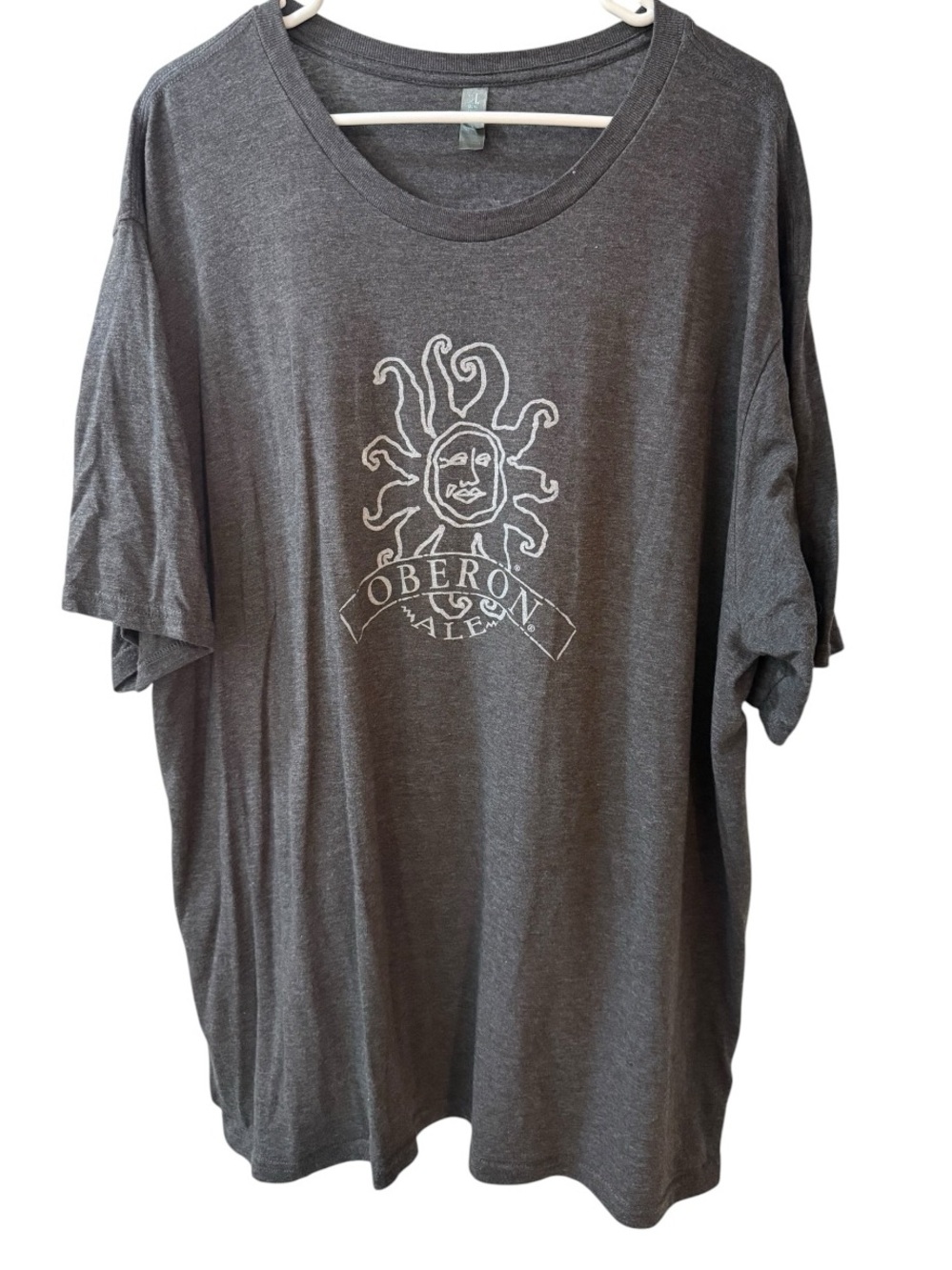 District Made Oberon Ale Bell’s Brewery 2016 Graphic T Shirt Gray 3XL XXXL